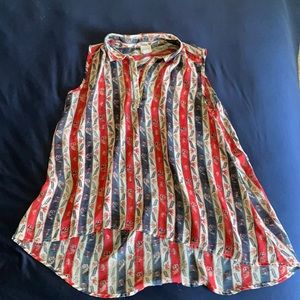 Sheer Sleeveless top. Like new condition.